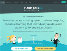 Tablet Screenshot of bofa11plus.com